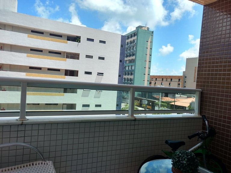OCB305. No Cabo Branco. 1 quarto 4 pessoas.
