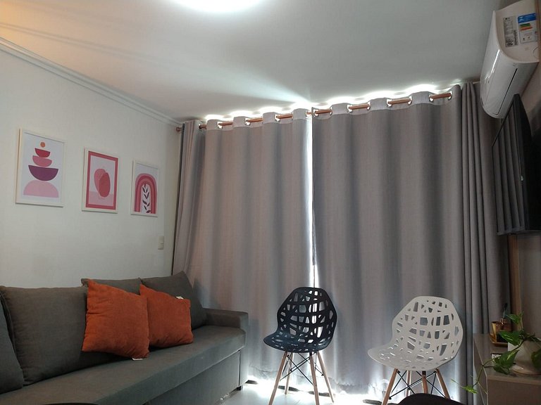 OCB111 Apartamento Extra. 1Q, 5p. A 50 m. da praia do Cabo B