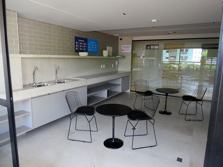 OCE509 Flat NOVO Praia Cabo Branco. João Pessoa