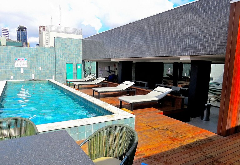 OCE509 Flat NOVO Praia Cabo Branco. João Pessoa