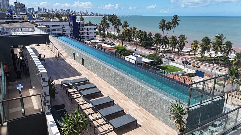 FM20 - Maravilhoso Flat no Cabo Branco