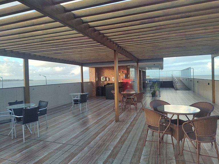 Excelente Flat Frente Mar no Bessa