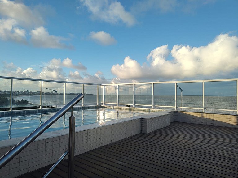 Excelente Flat Frente Mar no Bessa