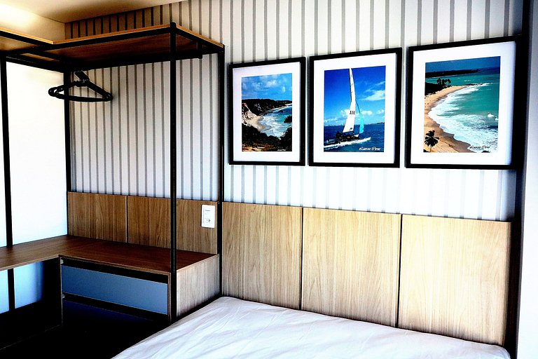 OCE509 Flat NOVO Praia Cabo Branco. João Pessoa