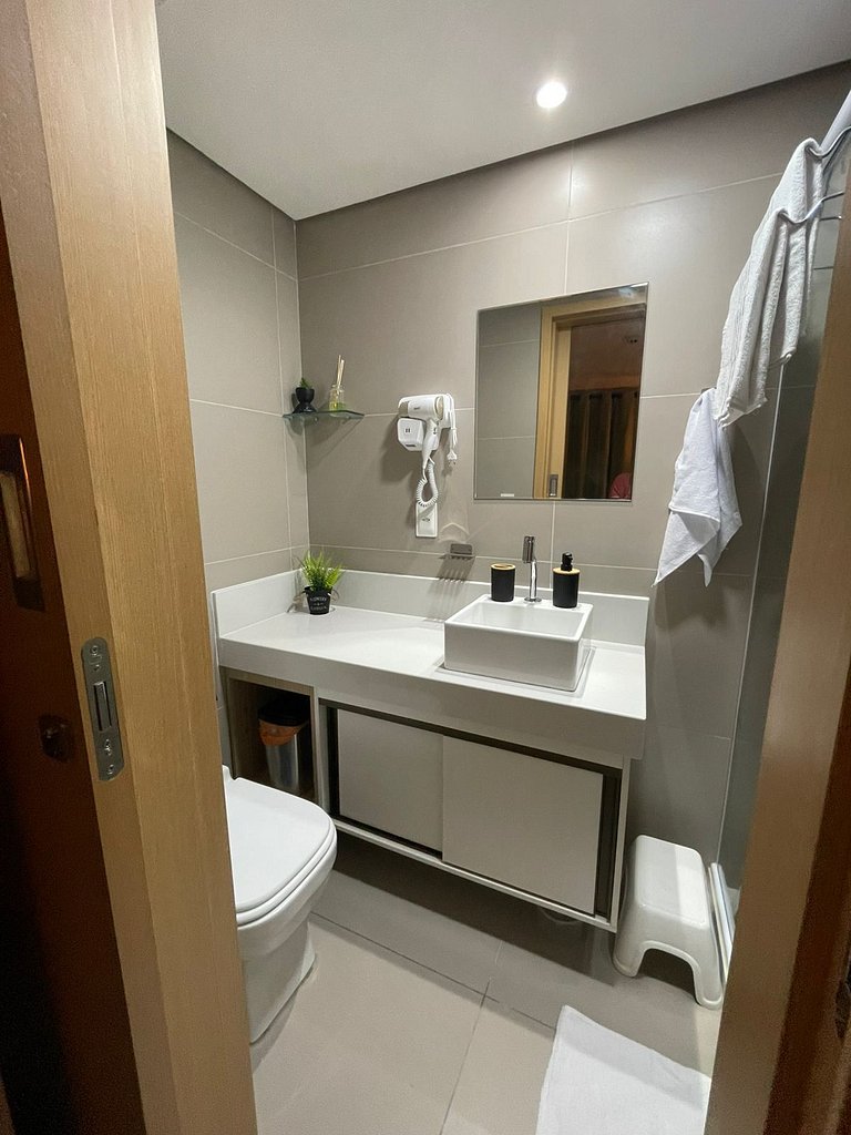 OCE509 Flat NOVO Praia Cabo Branco. João Pessoa