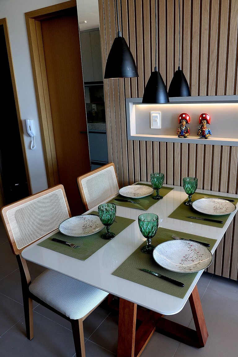 OCE509 Flat NOVO Praia Cabo Branco. João Pessoa