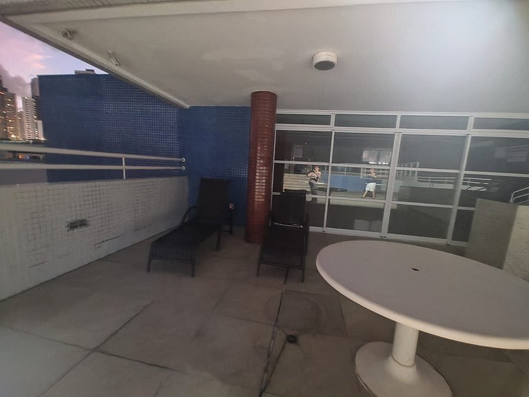 ATL302 na praia do Cabo Branco. 2 quartos, até 7 pax.