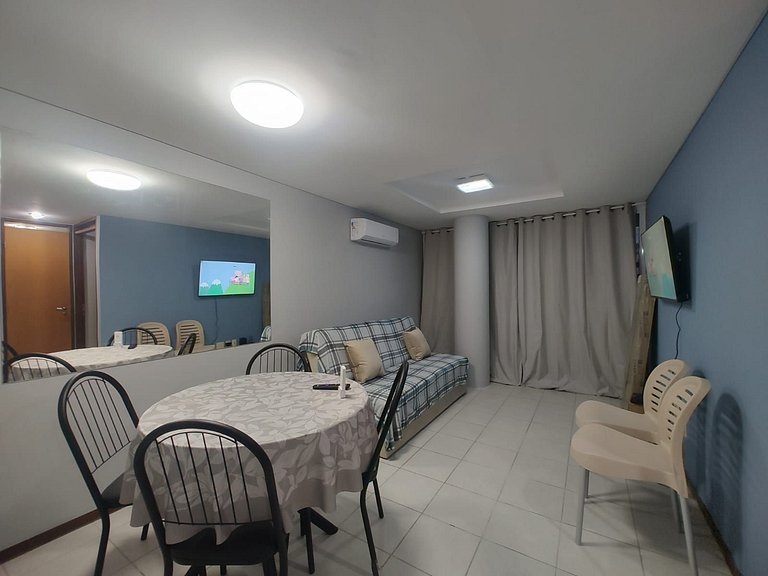 ATL302 a 50 m da praia do Cabo Branco. 2q até 7pax